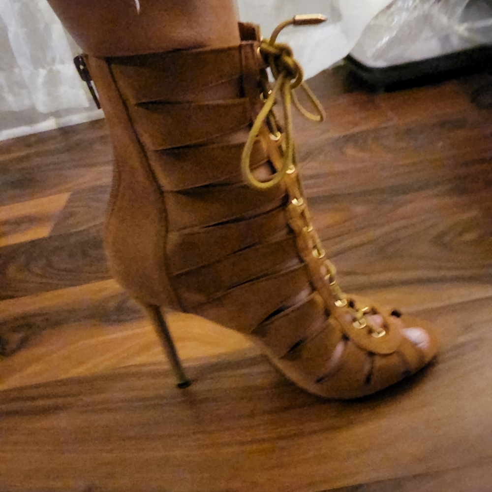 Lace up heels